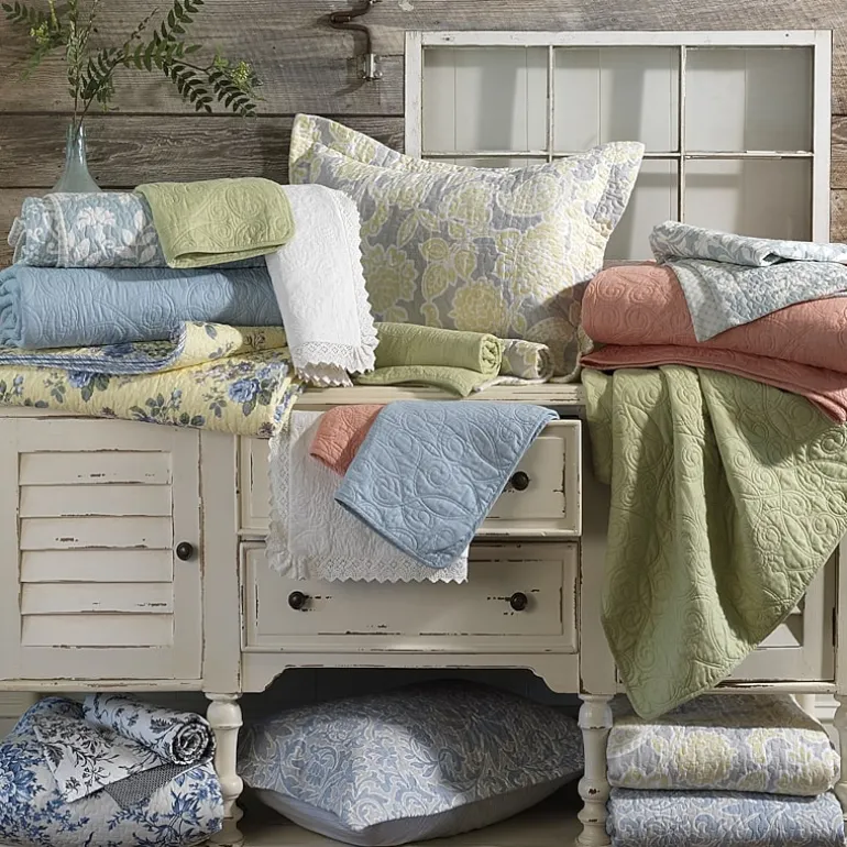 Laura Ashley Bedford Floral Reversible Quilt Set