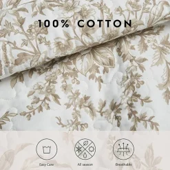 Laura Ashley Bedford Floral Reversible Quilt Set