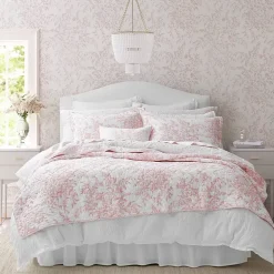 Laura Ashley Bedford Floral Reversible Quilt Set