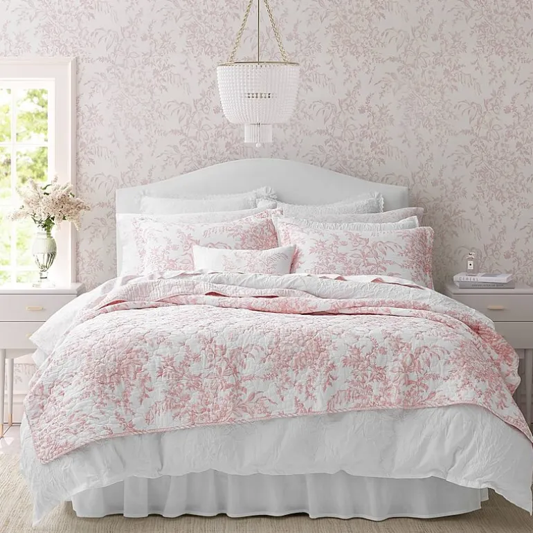 Laura Ashley Bedford Floral Reversible Quilt Set