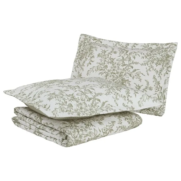 Laura Ashley Bedford Quilt Set