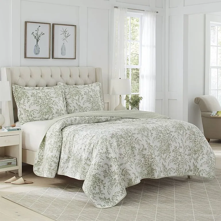 Laura Ashley Bedford Quilt Set