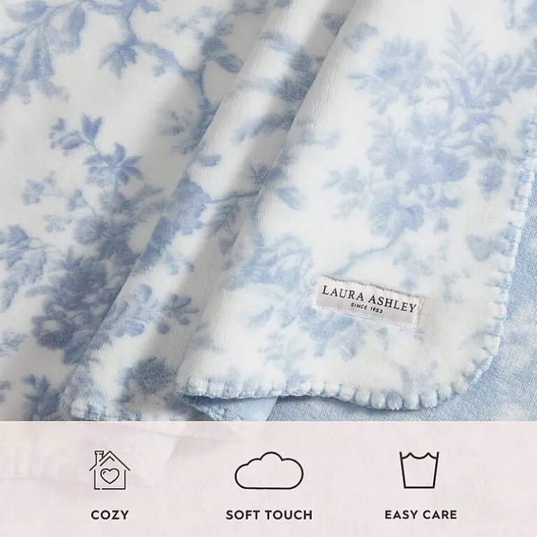 Laura Ashley Bedford Washable Throw