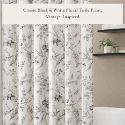 Laura Ashley Branch Toile Shower Curtain