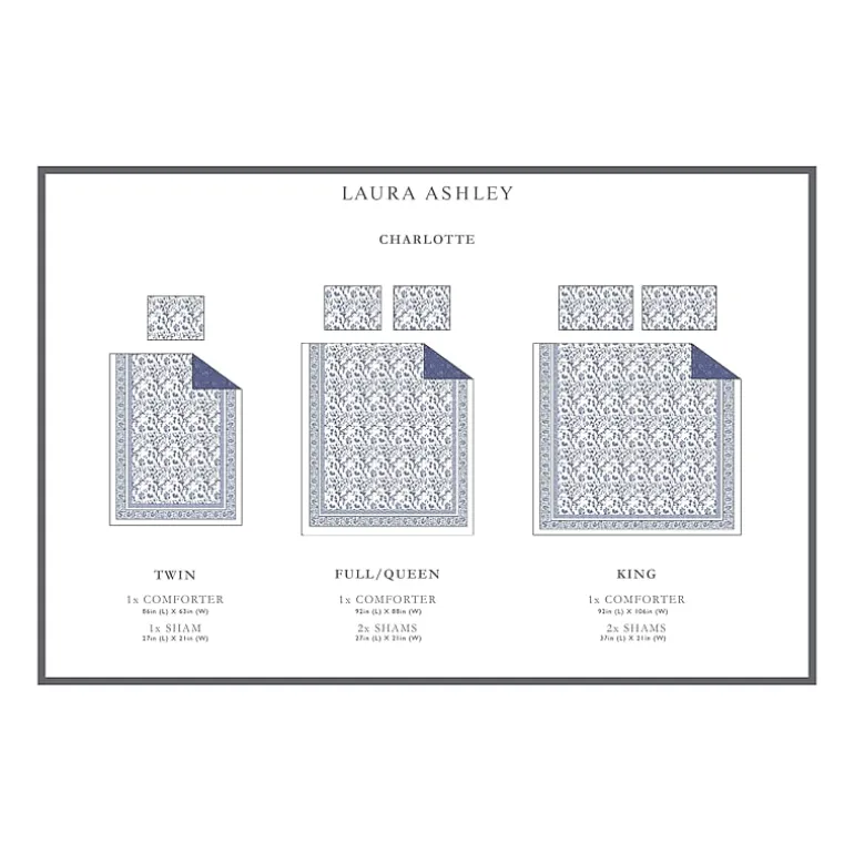 Laura Ashley Charlotte Square Throw Pillow
