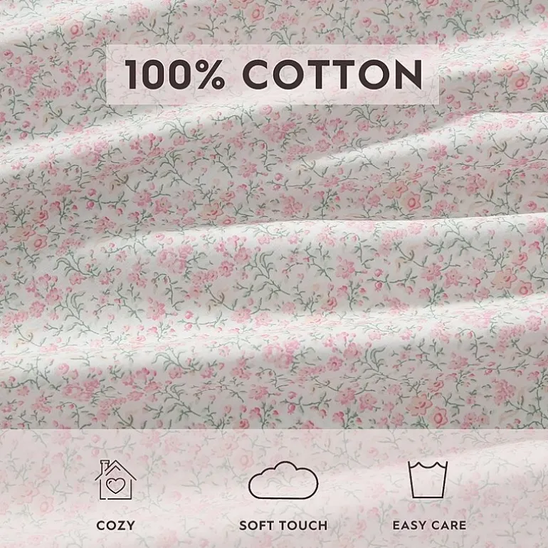 Laura Ashley Cotton Percale Sheet Set
