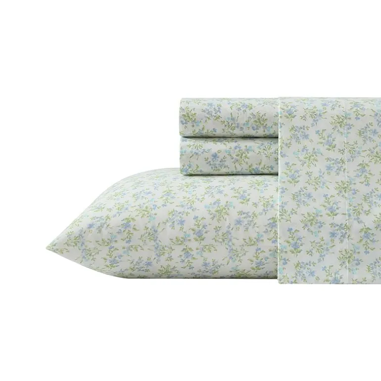 Laura Ashley Cotton Percale Sheet Set