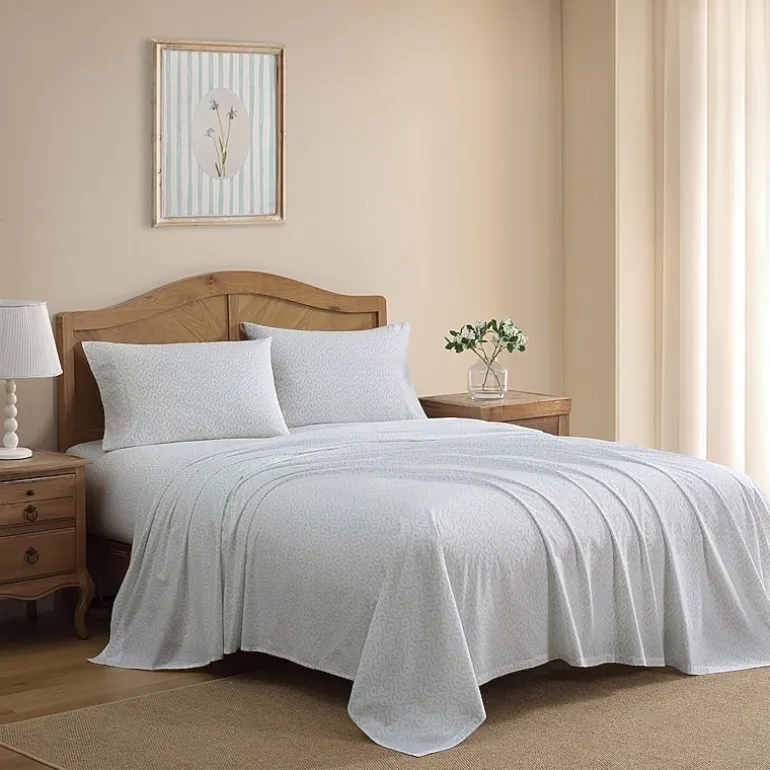 Laura Ashley Cotton Percale Sheet Set