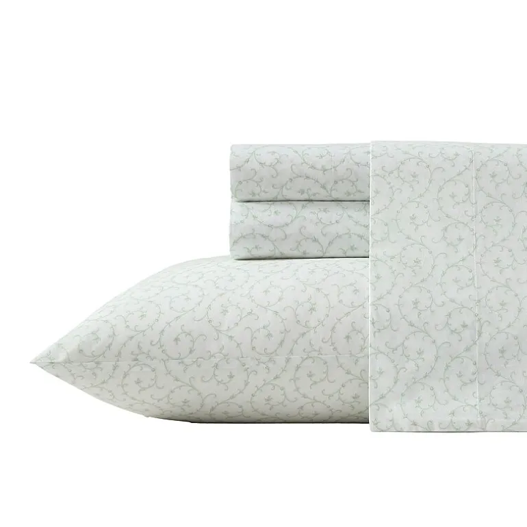 Laura Ashley Cotton Percale Sheet Set