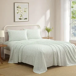 Laura Ashley Cotton Percale Sheet Set