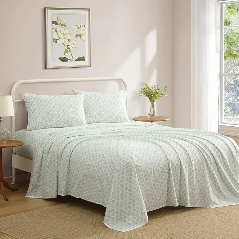 Laura Ashley Cotton Percale Sheet Set