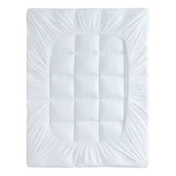 Laura Ashley Down Alternative Mattress Pad With Printed Gusset