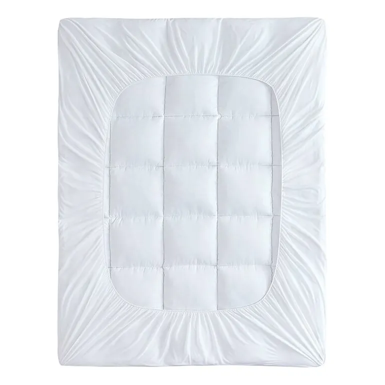 Laura Ashley Down Alternative Mattress Pad With Printed Gusset