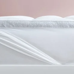 Laura Ashley Down Alternative Mattress Pad With Printed Gusset