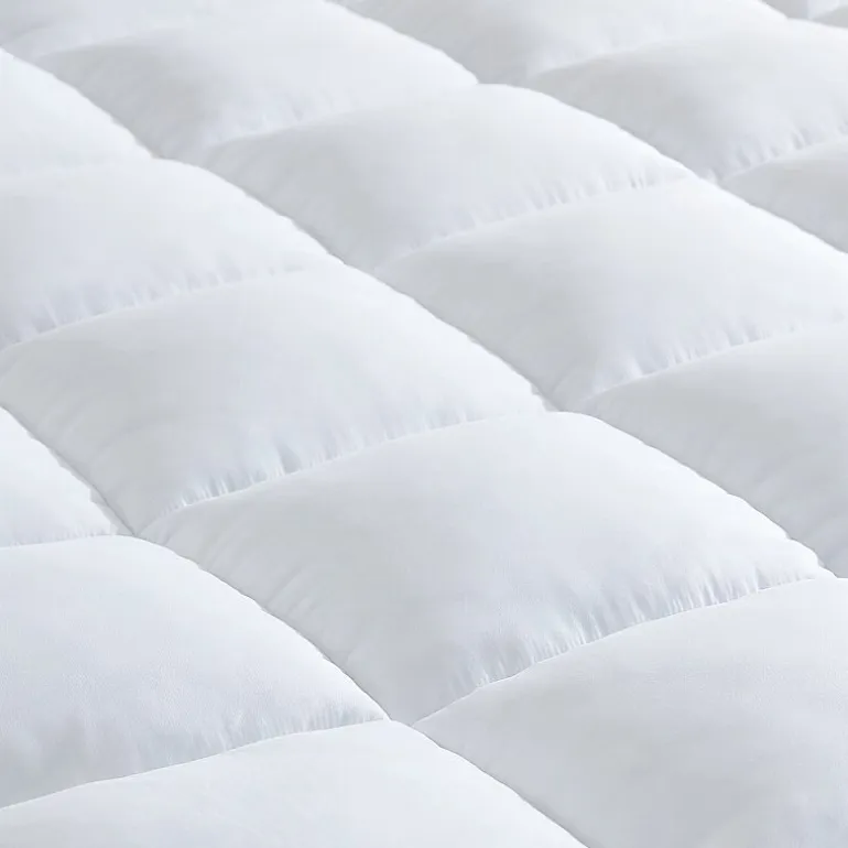 Laura Ashley Down Alternative Mattress Pad With Printed Gusset