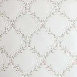 Laura Ashley Floral Embroidery Quilt Set