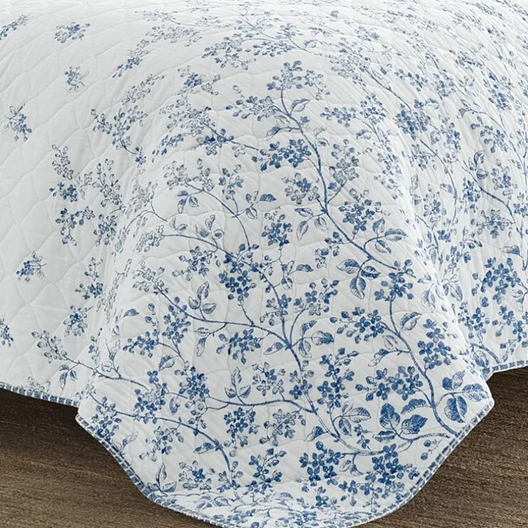 Laura Ashley Flora Reversible Quilt Set
