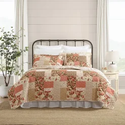Laura Ashley Harrietta Patchwork Quilt Set