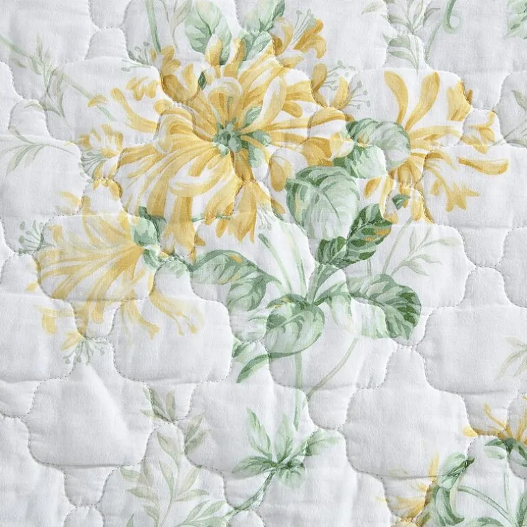Laura Ashley Honeysuckle 3-pc. Reversible Quilt Set