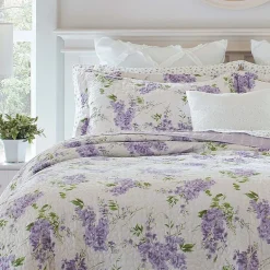 Laura Ashley Keighley Floral Reversible Quilt Set