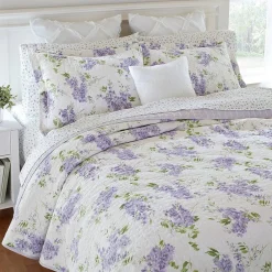 Laura Ashley Keighley Floral Reversible Quilt Set