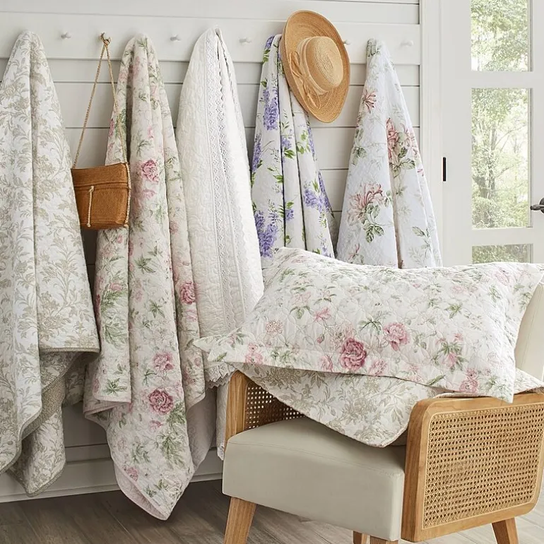 Laura Ashley Keighley Floral Reversible Quilt Set