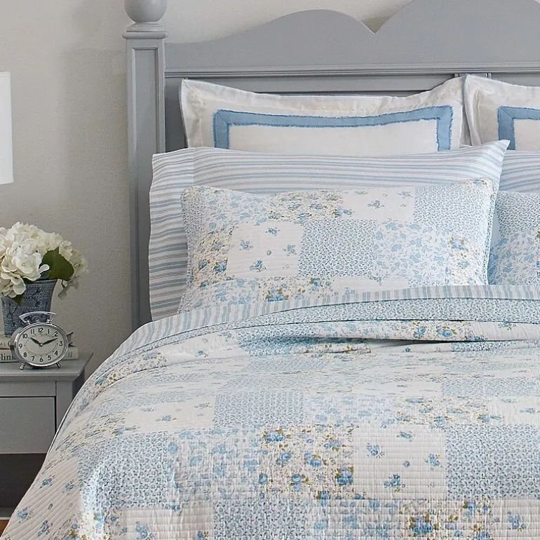Laura Ashley Kenna Floral Reversible Quilt Set