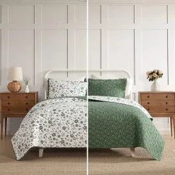 Laura Ashley Miranda Easy Care Quilt Set