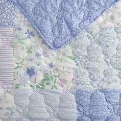Laura Ashley Parker Patchwork Quilt Set