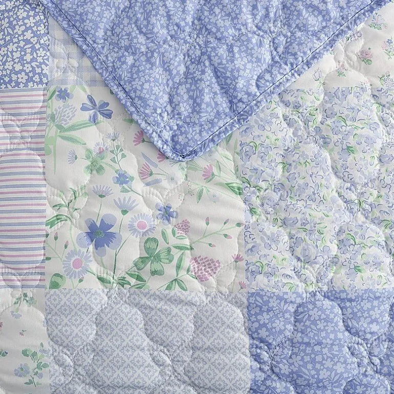 Laura Ashley Parker Patchwork Quilt Set