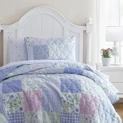 Laura Ashley Parker Patchwork Quilt Set