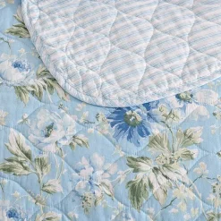 Laura Ashley Peony Garden Quilt Set