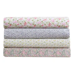 Laura Ashley 200tc 100% Cotton Percale Sheet Set