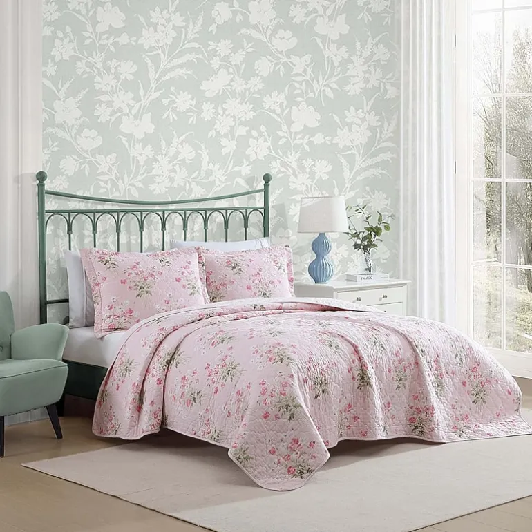 Laura Ashley Veronicas Bouquet Quilt Set