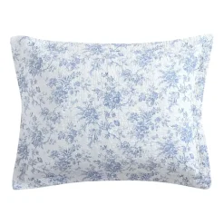 Laura Ashley Walled Garden Floral Reversible Quilt Set
