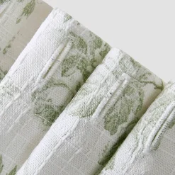 Laura Ashley Walled Garden Textured Floral Shower Curtain