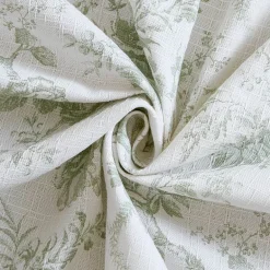 Laura Ashley Walled Garden Textured Floral Shower Curtain