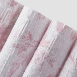Laura Ashley Walled Garden Textured Floral Shower Curtain