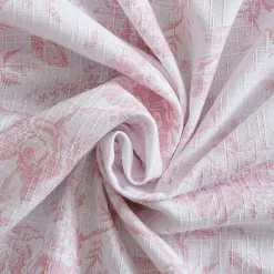 Laura Ashley Walled Garden Textured Floral Shower Curtain
