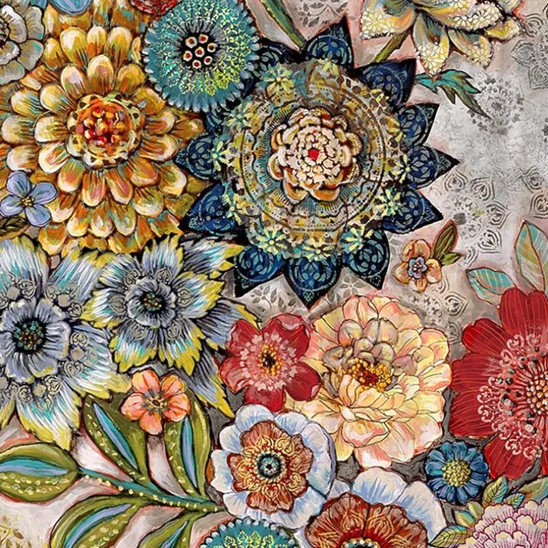 Laural Home Boho Bouquet Shower Curtain