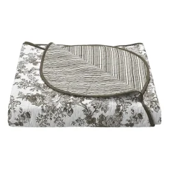 Laurel Manor Toile Garden Cotton Bedspread
