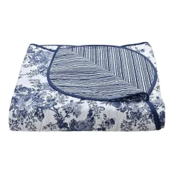 Laurel Manor Toile Garden Cotton Bedspread