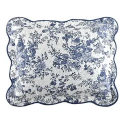 Laurel Manor Toile Garden Cotton Bedspread