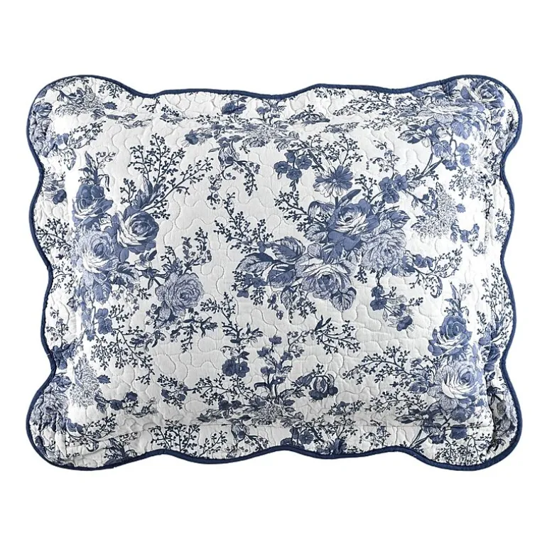 Laurel Manor Toile Garden Cotton Bedspread