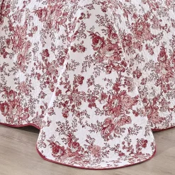 Laurel Manor Toile Garden Cotton Bedspread