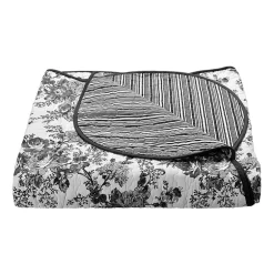 Laurel Manor Toile Garden Cotton Bedspread