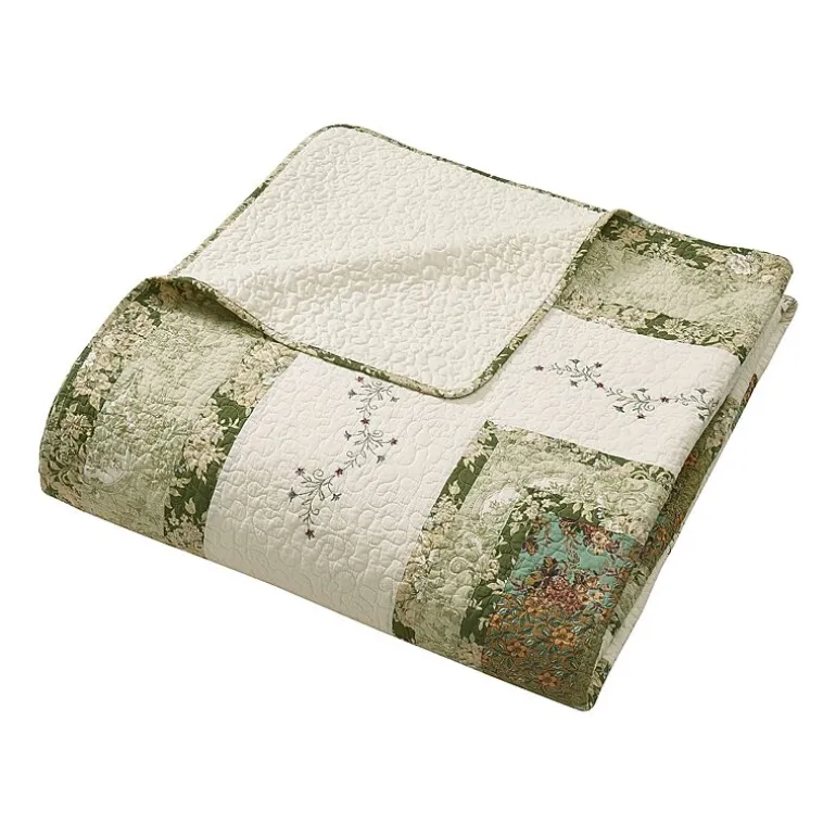 Laurel & Mayfair Alexis Floral Cotton Bedspread