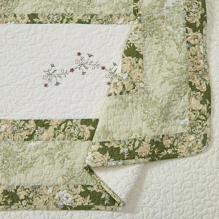 Laurel & Mayfair Alexis Floral Cotton Bedspread