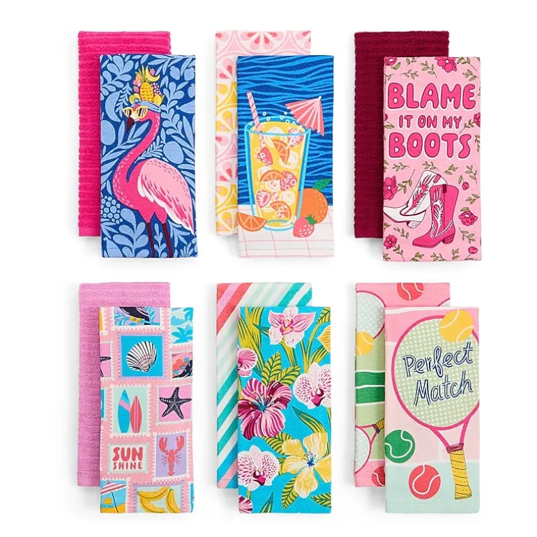 Layerings Vacay Stamp 2-pc. Kitchen Towel Set