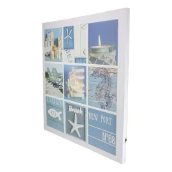 LED Lighted Summer Fun Beach Life Canvas Wall Art 19.75